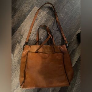 Brown tote Bag.